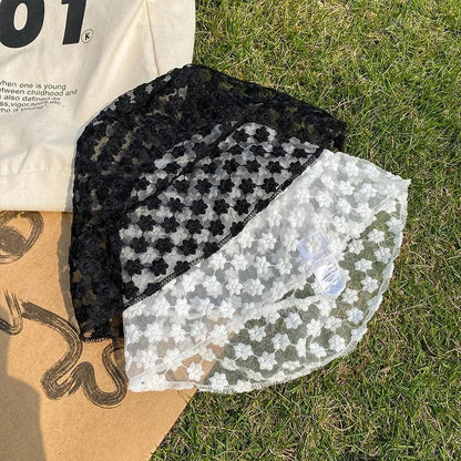 Lace Fashion Summer Breathable Shade Bucket Hat