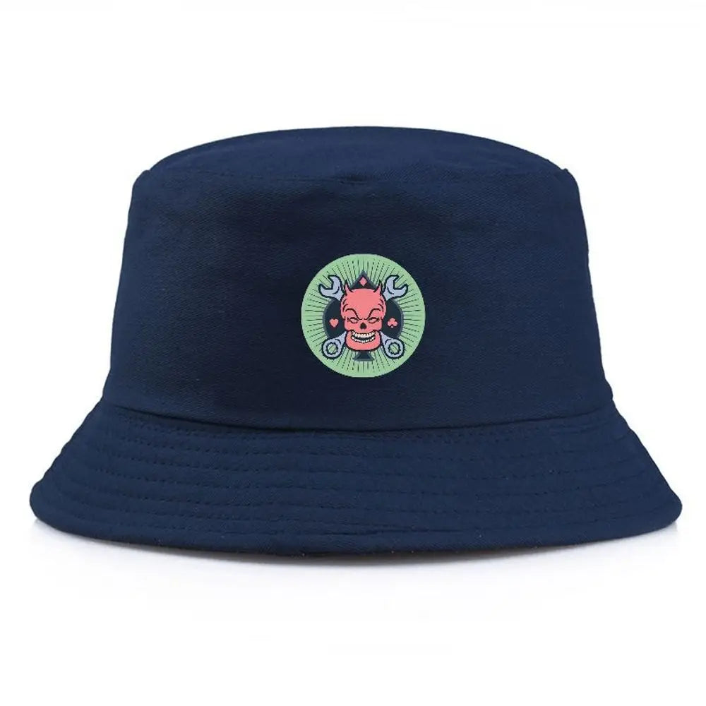 Unisex Cartoon Printed Bucket Hat