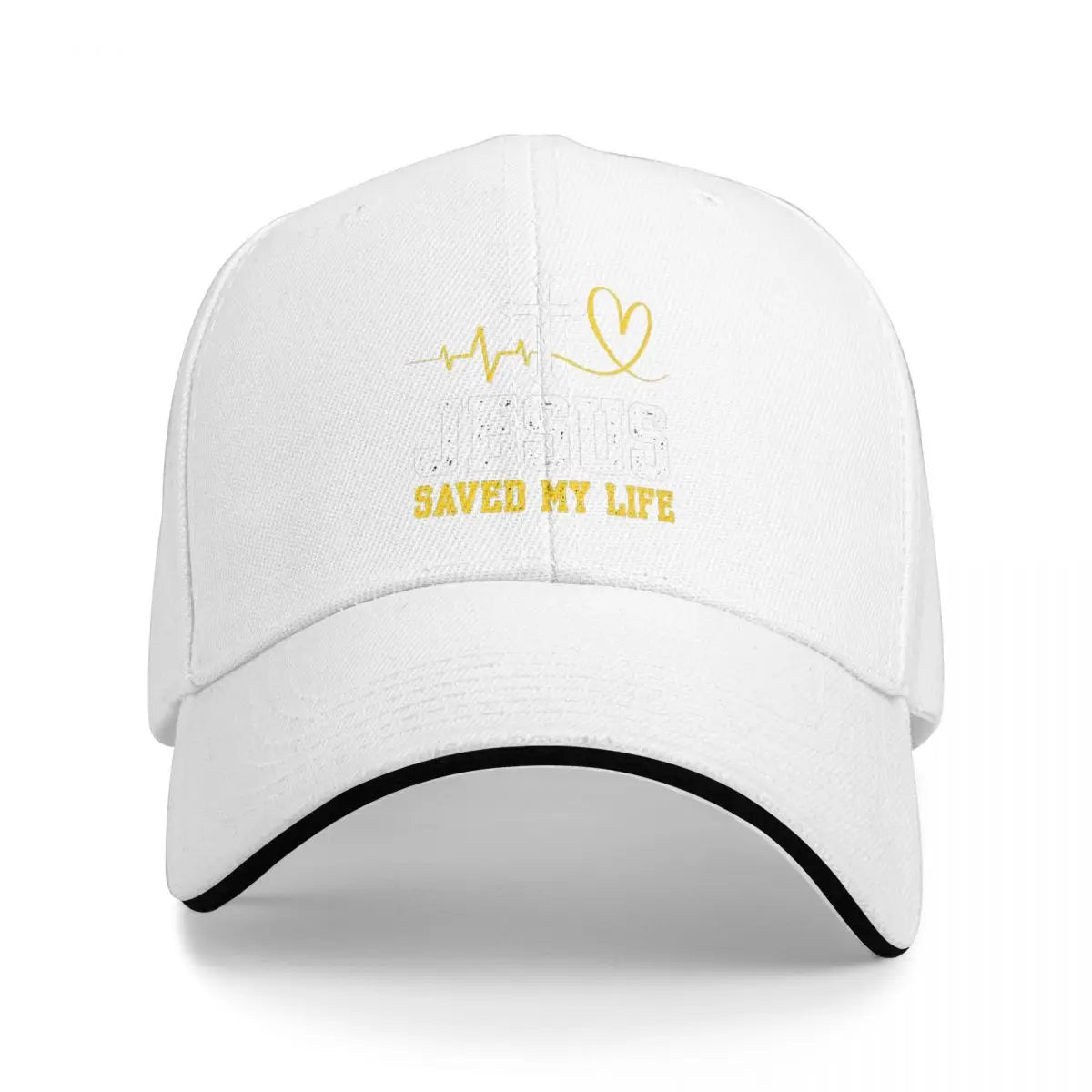 Jesus Saved My Life Logo Baseball Cap