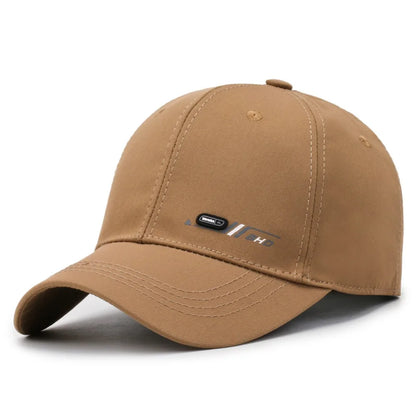 Vintage Letter Duck Tongue Baseball Cap