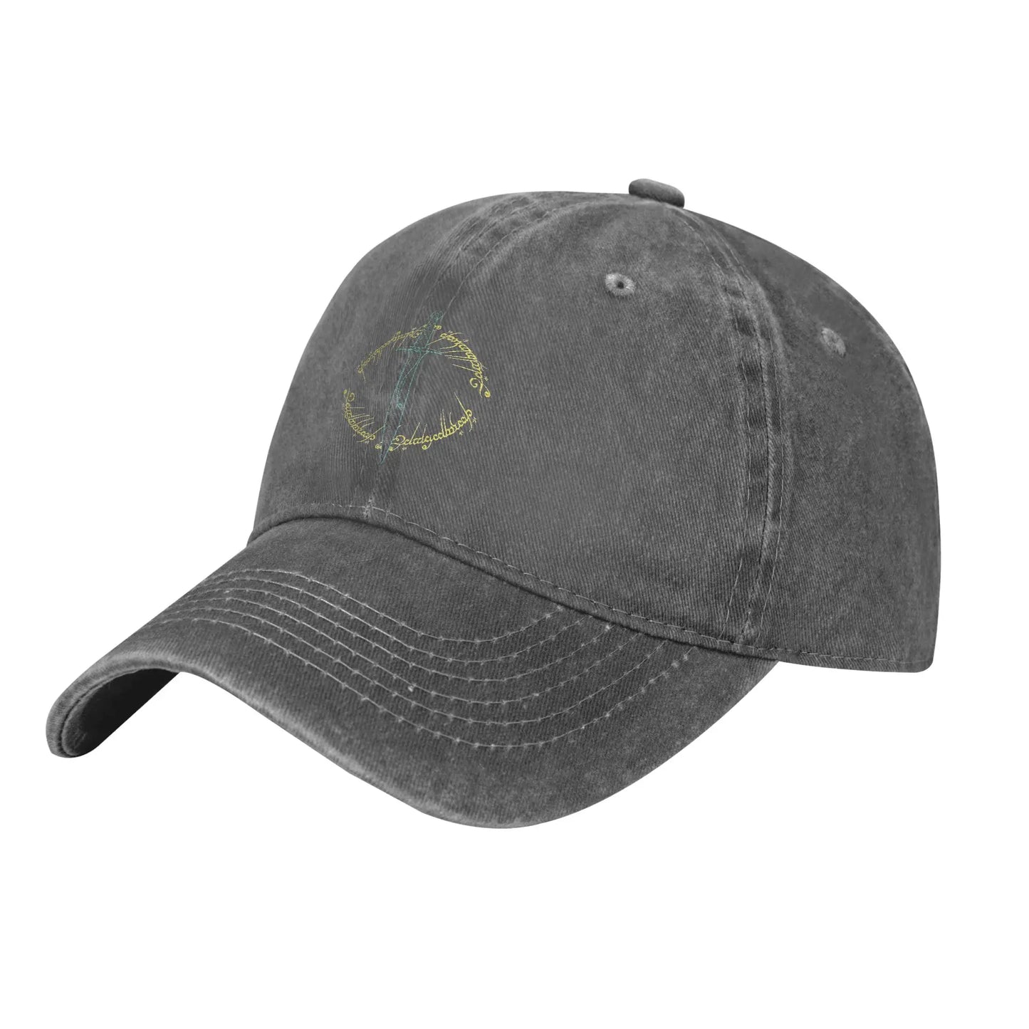 Lord Of The Rings Washed Denim Vintage Baseball Cap