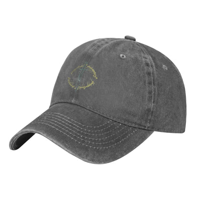 Lord Of The Rings Washed Denim Vintage Baseball Cap