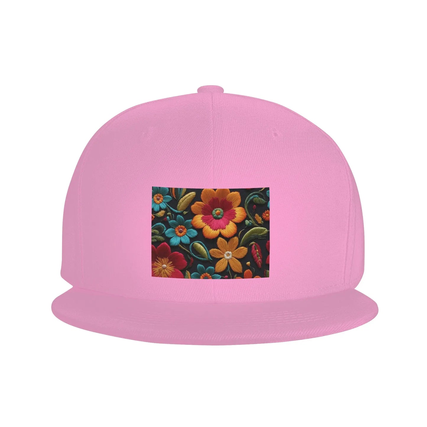 Mexican Vintage Floral Rebozo Pattern Snapback Cap