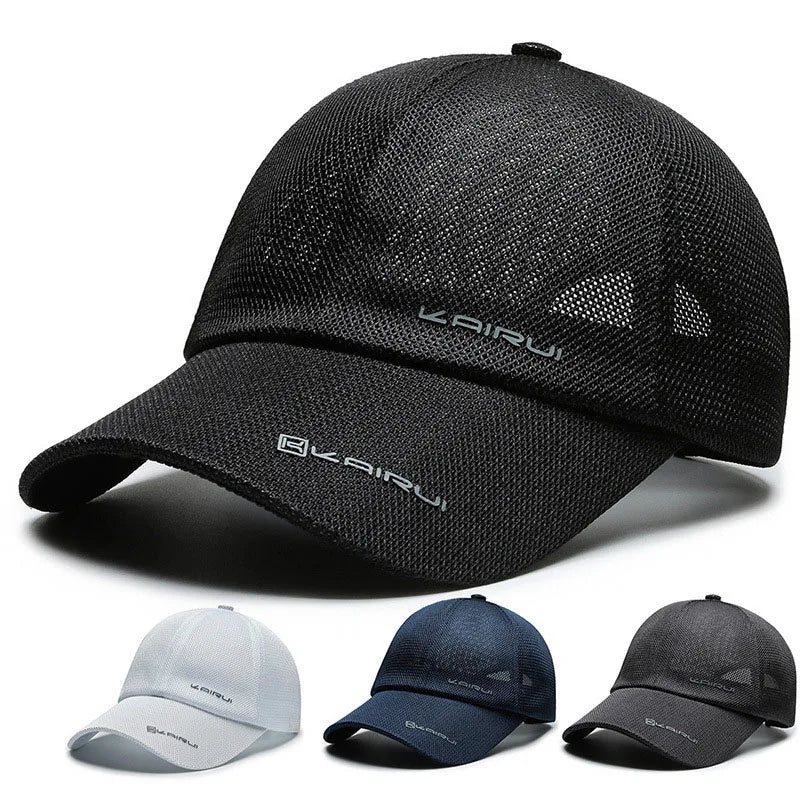 Breathable Mesh Camo Snapback Baseball Cap
