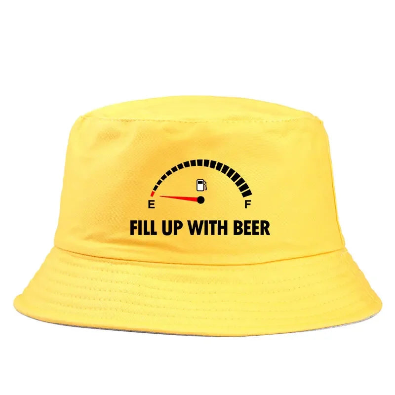 Fill Up With Beer Reversible Bucket Hat