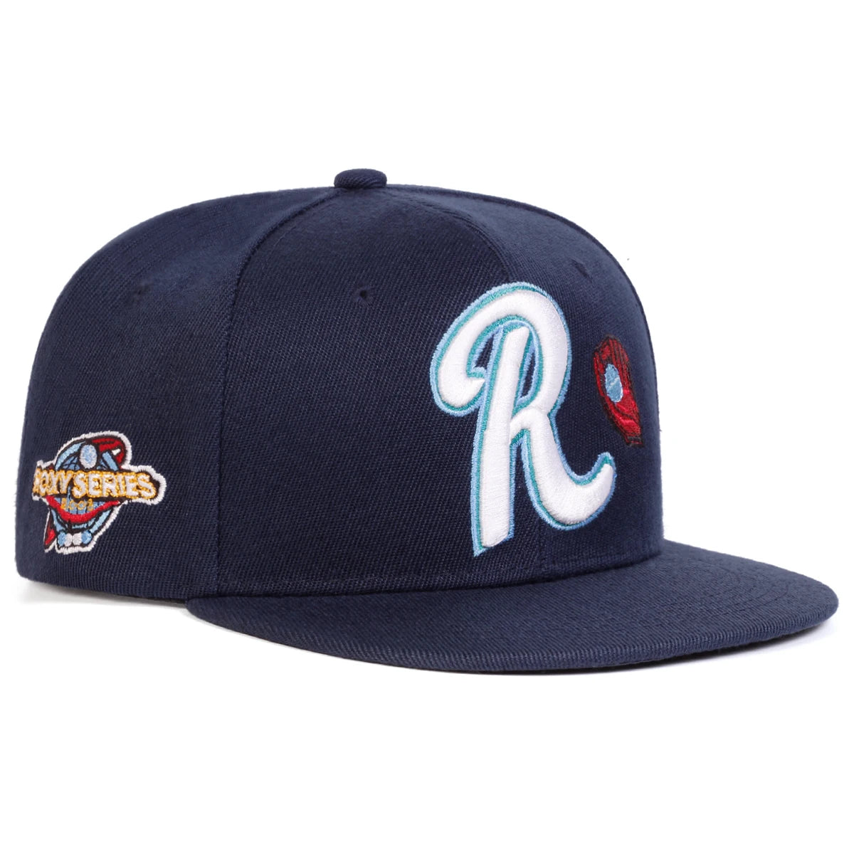 R Letter Embroidery Unisex Street Snapback Cap