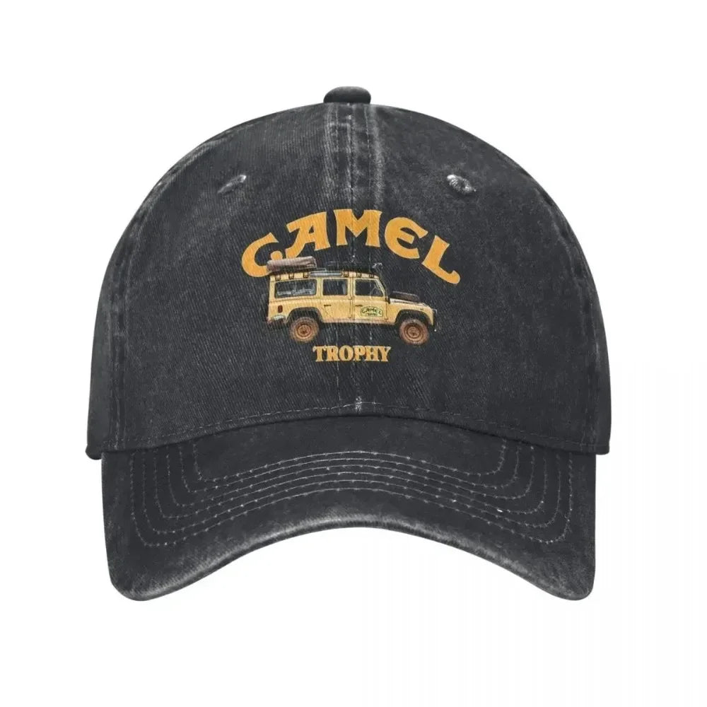 Camel Trophy Logo Distressed Baseball Cap