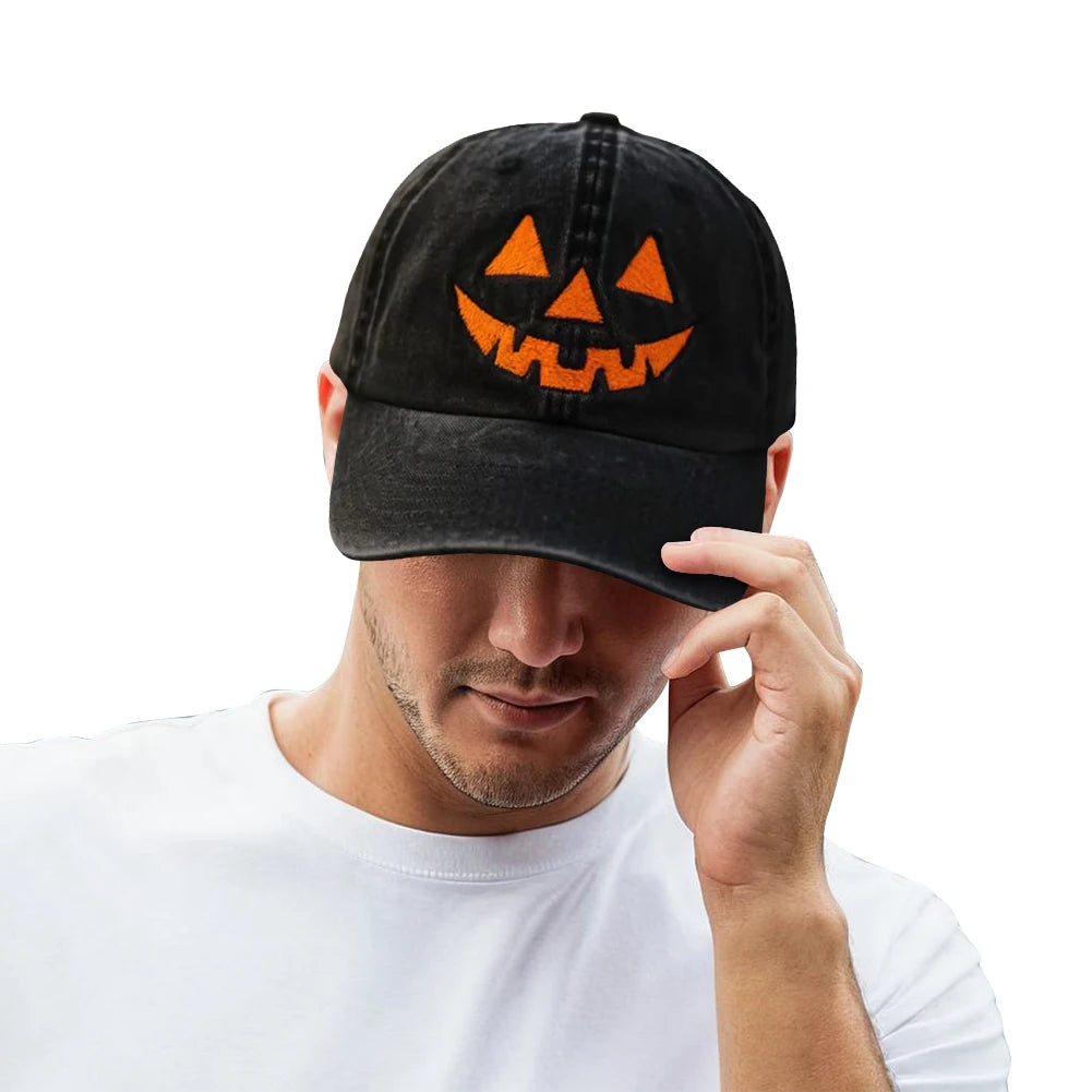 Halloween Embroidered Adjustable Trucker Baseball Cap