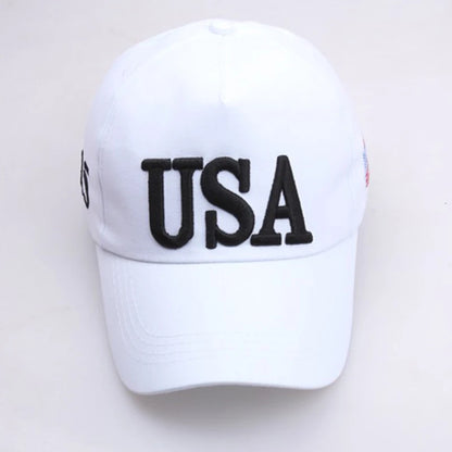 USA Flag Embroidered Baseball Cap