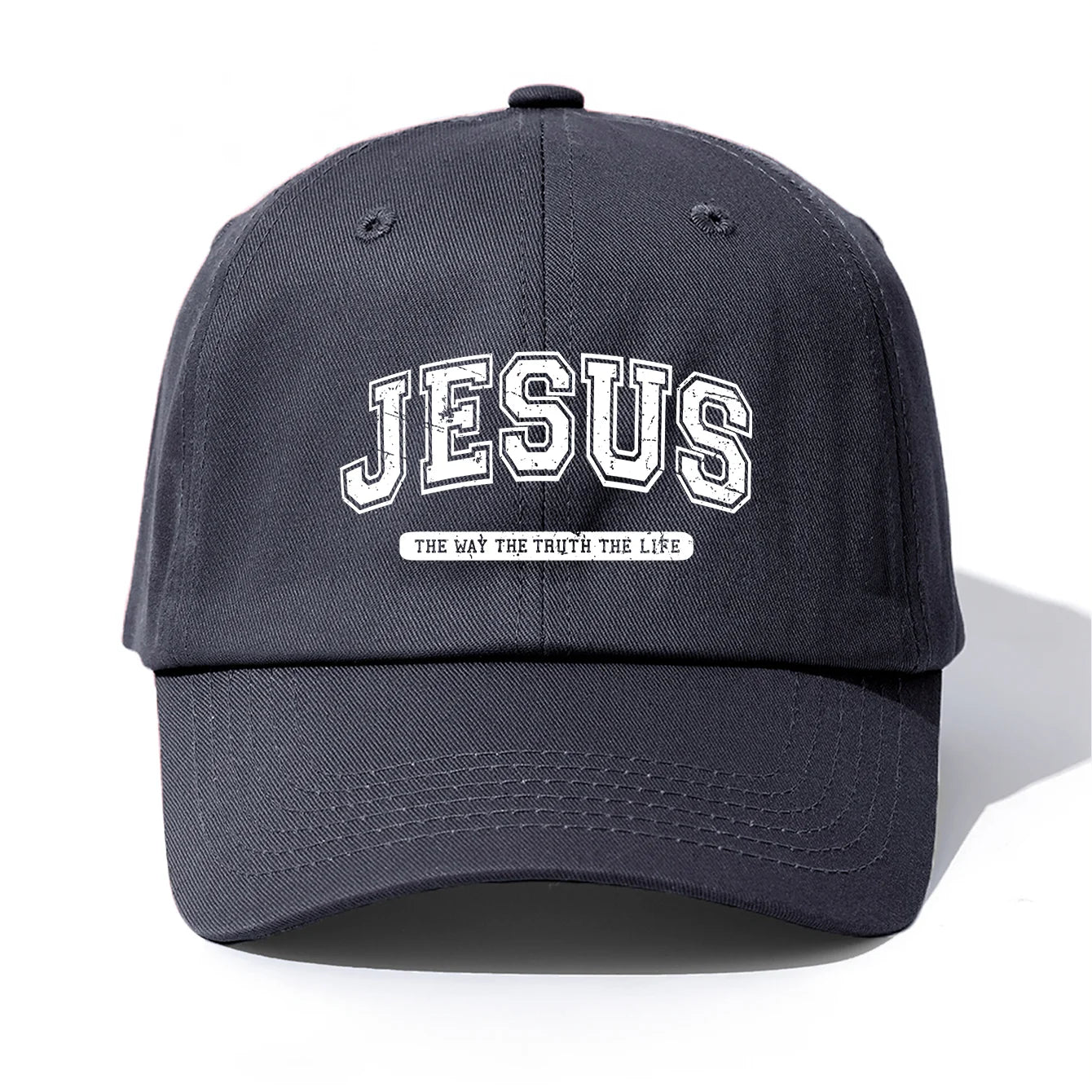 Minimalist Jesus Print Retro Dad Baseball Cap