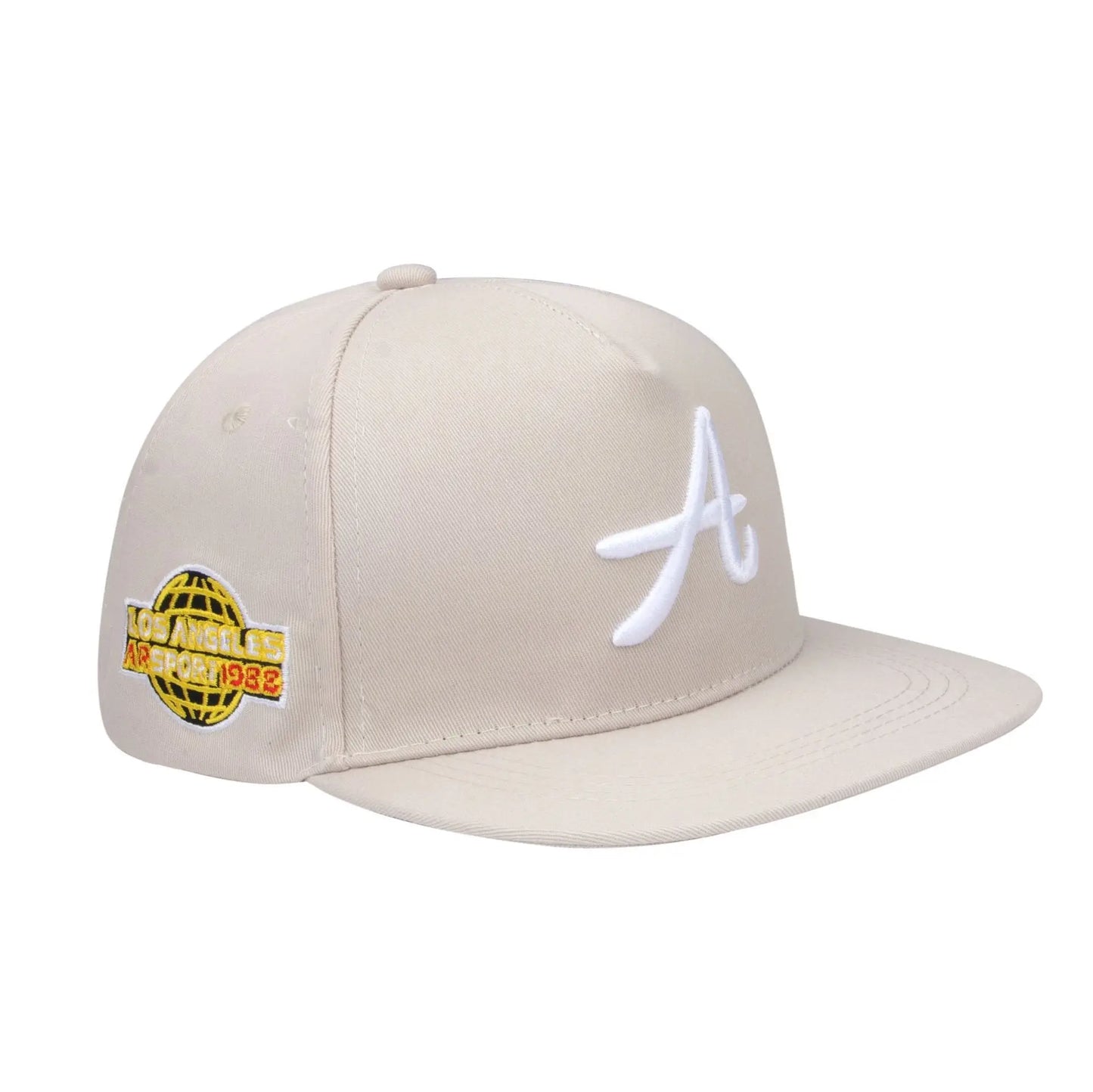 Adjustable Embroidered Flat Bill Snapback Baseball Hat