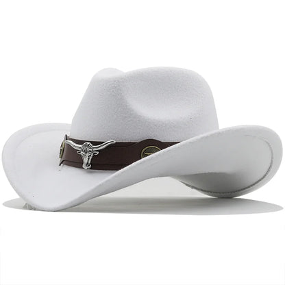 Black Wool Western Cowboy Hat