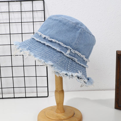 Japanese Retro Denim Fisherman Hat