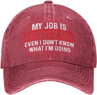 My Job Is Top Secrets Baseball Cap