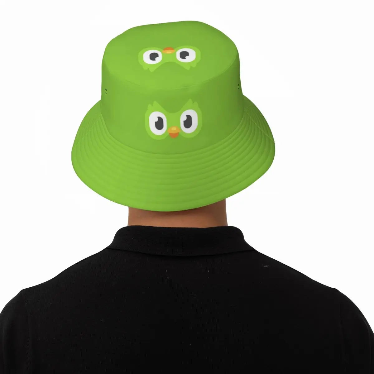 Duolingo Owl Duo Kids Summer Reversible Bucket Hat