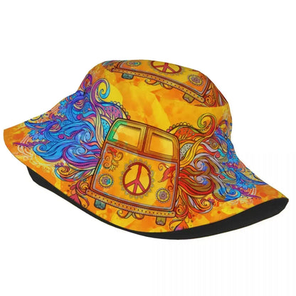Hippie Mini Van Retro Bucket Hat