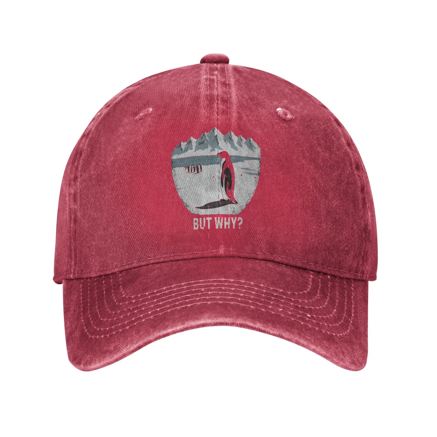 High Quality Nihilist Penguin Washed Baseball Cap