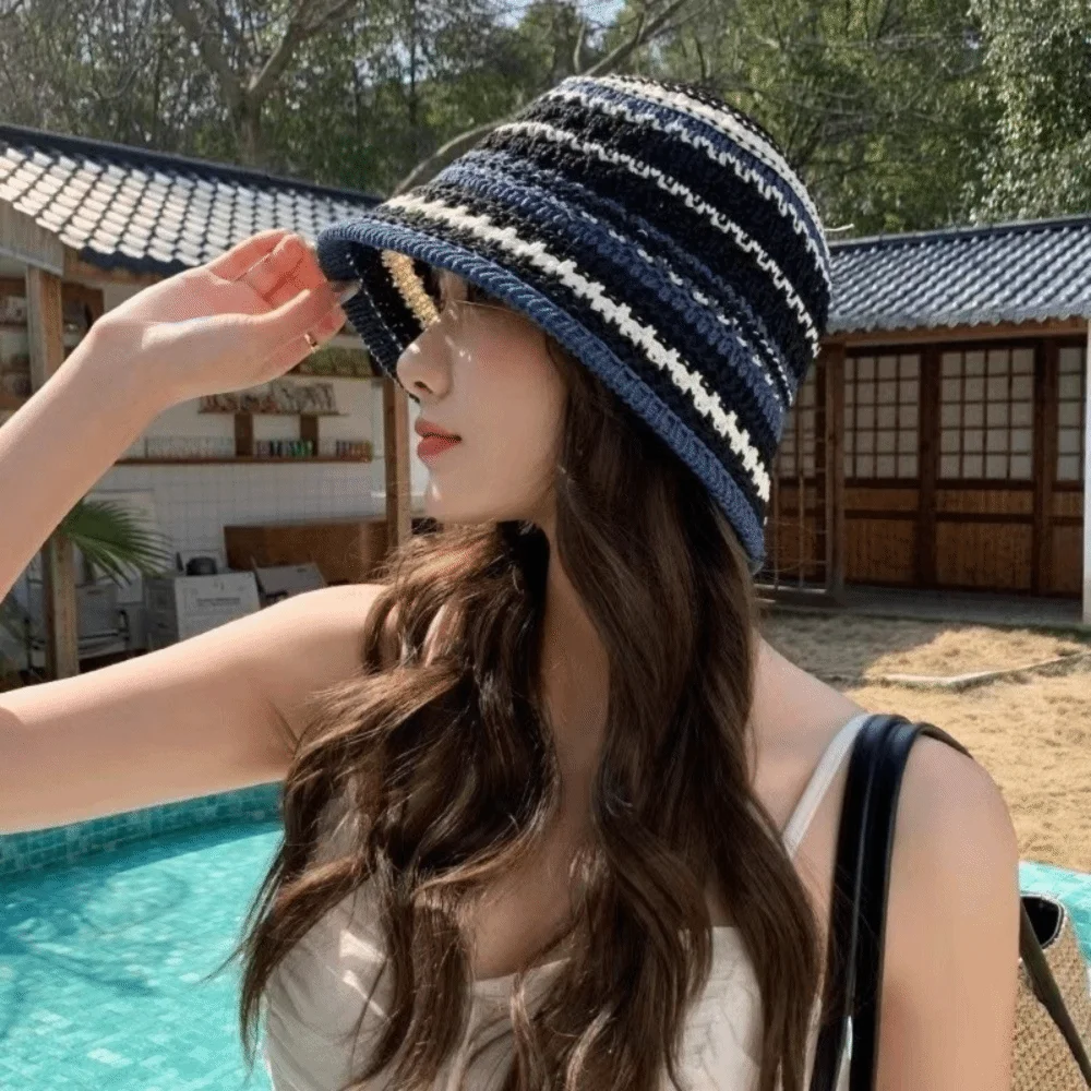 Fashion Colorful Korean Style Breathable Bucket Hat