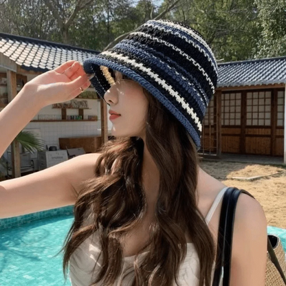 Fashion Colorful Korean Style Breathable Bucket Hat