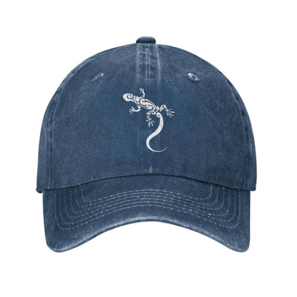 Cool Vintage Distressed Washed Denim Trucker Cap