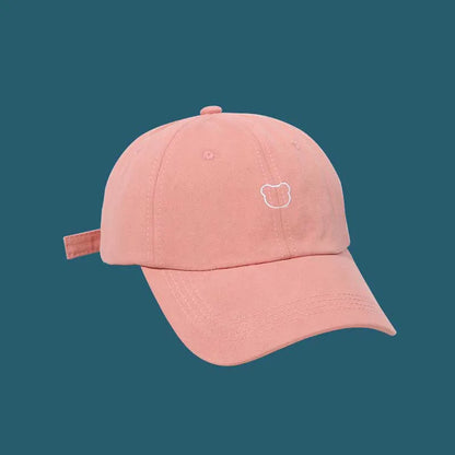 Cute Bear Adjustable Cotton Baseball Cap