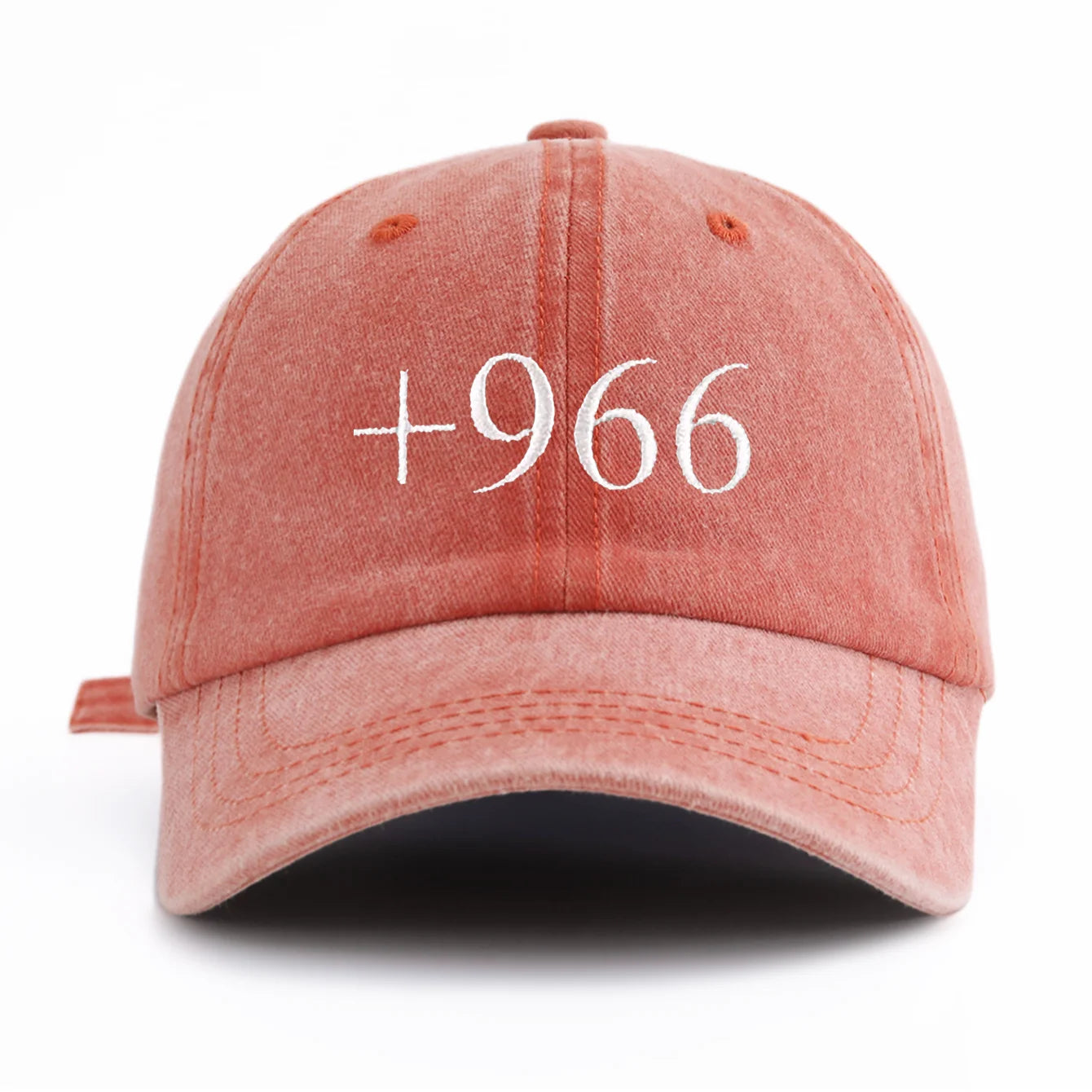 Vintage +966 Embroidered Minimalist Dad Baseball Cap