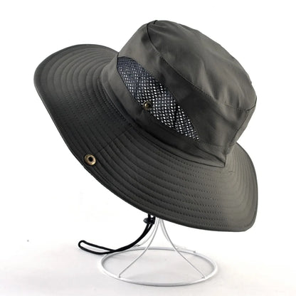 Wide Brim UV Protection Bucket Hat