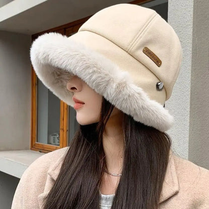 Fluffy Velvet Plush Bucket Hat
