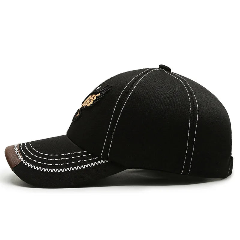 Eagle Embroidered Twill Casual Baseball Cap