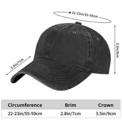 Couple Nautical Captain Anchor Washed Cotton Baseball Cap