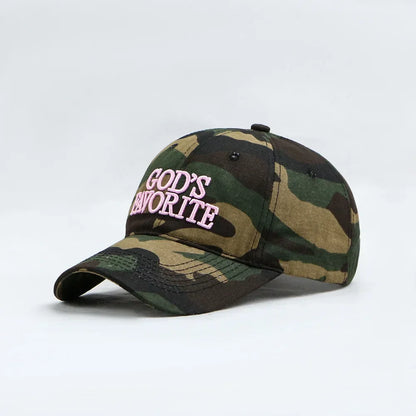 Women's Camo 3D Embroidery Baseball Cap