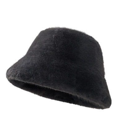 Warm Lamb Wool Winter Bucket Hat