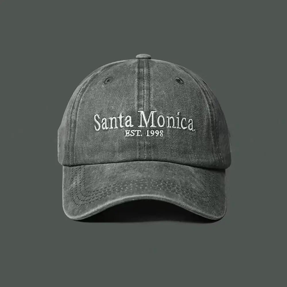 Face Slimming Letter Embroidered Baseball Cap
