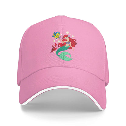 Little Mermaid Ariel Friends Y2K Baseball Cap
