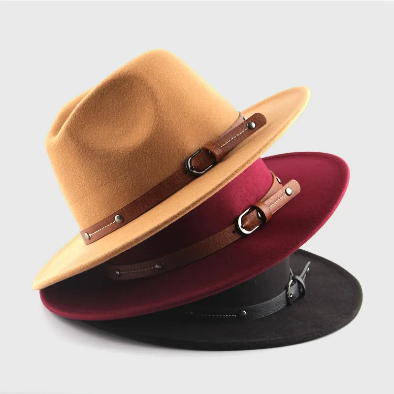 British Flat Brim Wool Bucket Hat