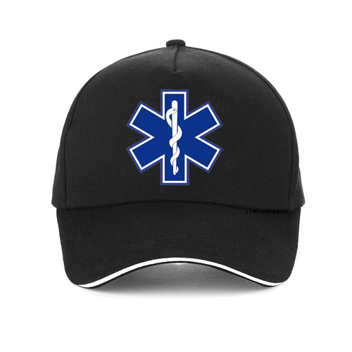 Star Of Life EMT Paramedic Baseball Cap