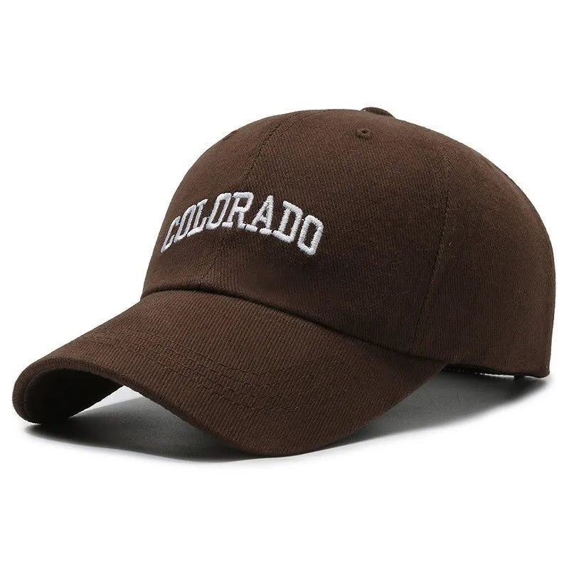 Letters Embroidery Snapback Baseball Cap