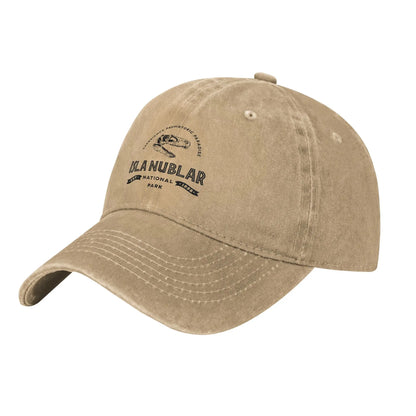 Isla Nublar Jurassic Park Distressed Baseball Hat
