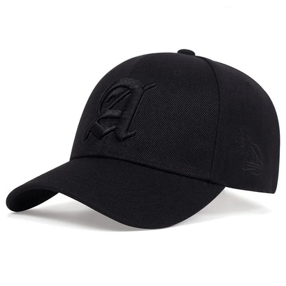 Fashion Letter A Embroidery Adjustable Baseball Cap