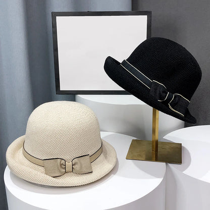 Japanese Bow Bucket Hat Women