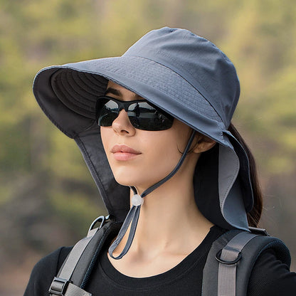 European American Wide Brim Sun Bucket Hat