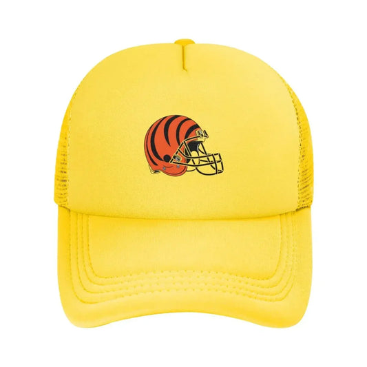 Cincinnati Bengals Helmet Stripe Mesh Baseball Cap