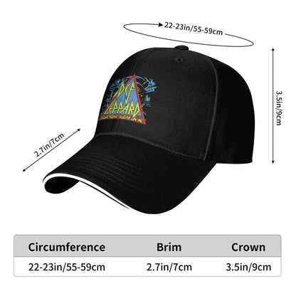 Def Leppard Sugar Logo Retro Trucker Baseball Cap