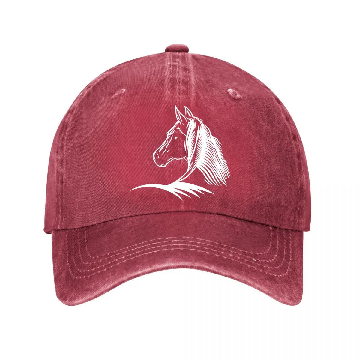 Vintage Horse Washed Cotton Adjustable Baseball Cap