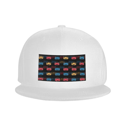 Cute Miata Face Casual Outdoor Snapback Cap