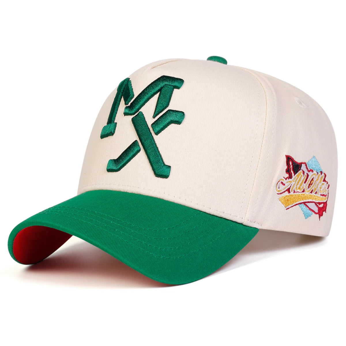 Unisex MX Letter Embroidery Baseball Caps