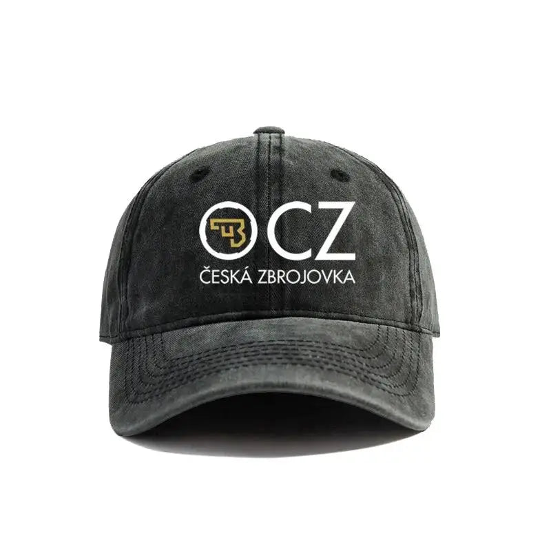 Ceska Zbrojovka Vintage Distressed CZ Firearms Baseball Cap