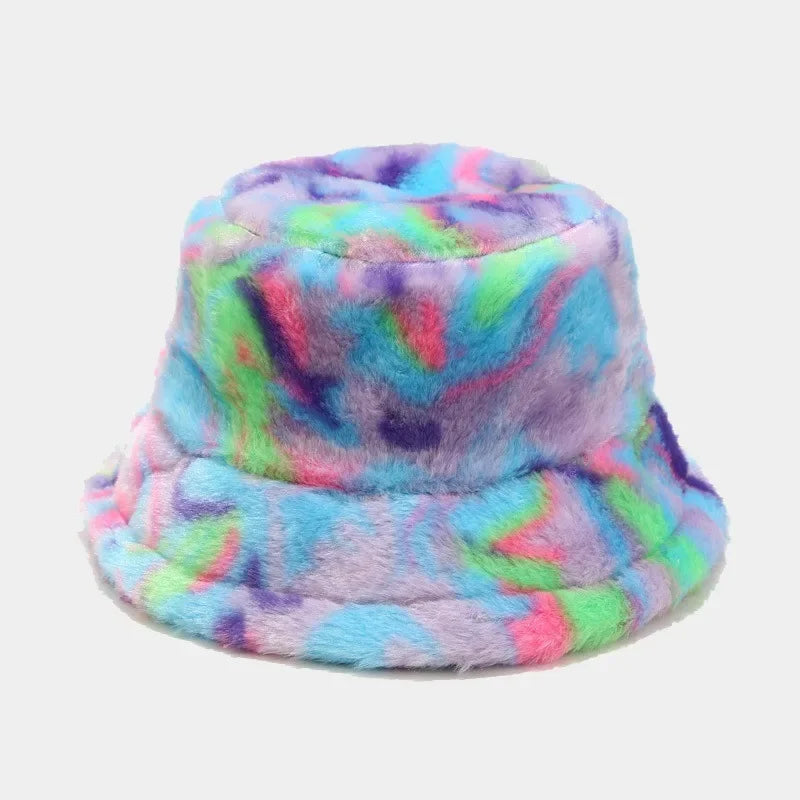 Women's Fluffy Fleece-Lined Bucket Hat