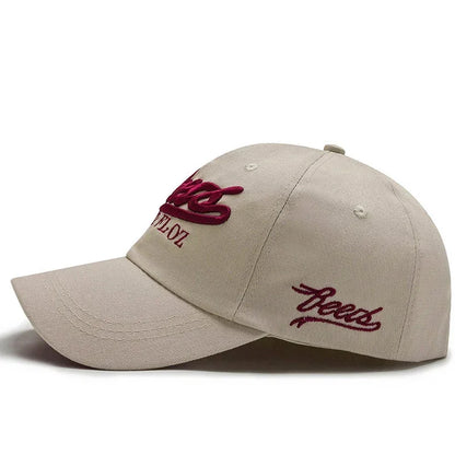 Letter 3D Embroidery Baseball Cap Unisex