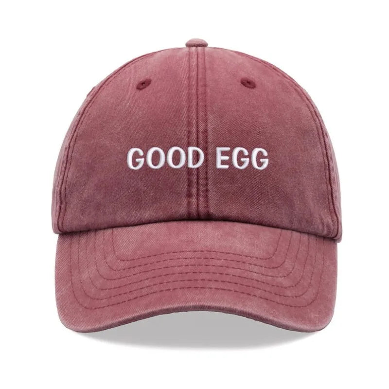 Good Egg Vintage Washed Baseball Cap